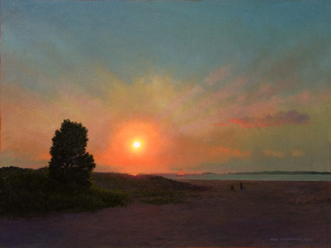 Red Sails at Sunrise