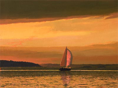 Sailing in Amber Light